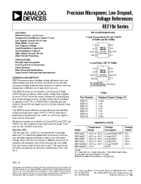 Datasheet REF193ES manufacturer Analog Devices
